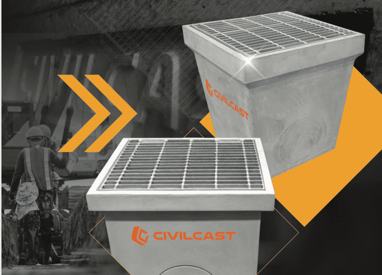 Civilcast GRC electrical pits ready for reseller supply